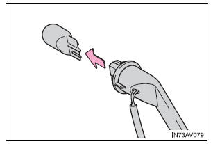 Luz do sinal de mudança de direção da frente