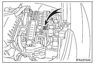 Painel de instrumentos do lado do passageiro: caixa de fusíveis tipo B (veículos de volante à direita)