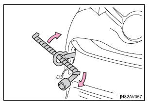 Procedimento para o reboque de emergência