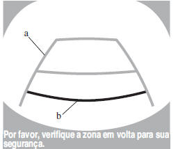 Ecrã de Monitorização da Traseira do Veículo*