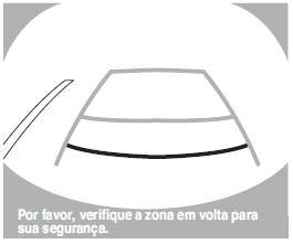 Ecrã de Monitorização da Traseira do Veículo*