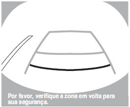 Ecrã de Monitorização da Traseira do Veículo*