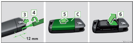 Fig. 345 Substituir a pilha