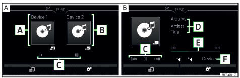 Menu principal: dois tablets ligados/utilizar um dos dois tablets ligados