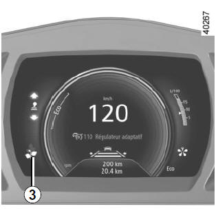 Indicador do estilo de condução 3