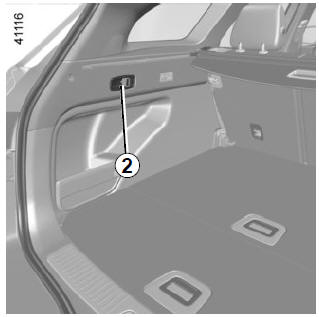 Para rebater automaticamente os encostos (posição piso plano)