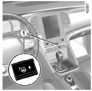 Saída de um estacionamento entre dois carros